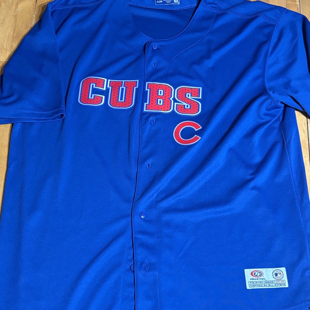 True Fan Royal Blue Chicago Cubs Jersey
